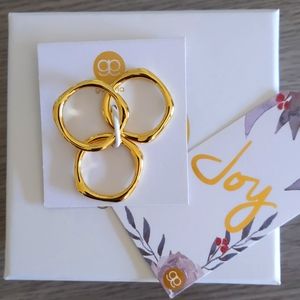 Gorjana Quinn Ring Set Size 8